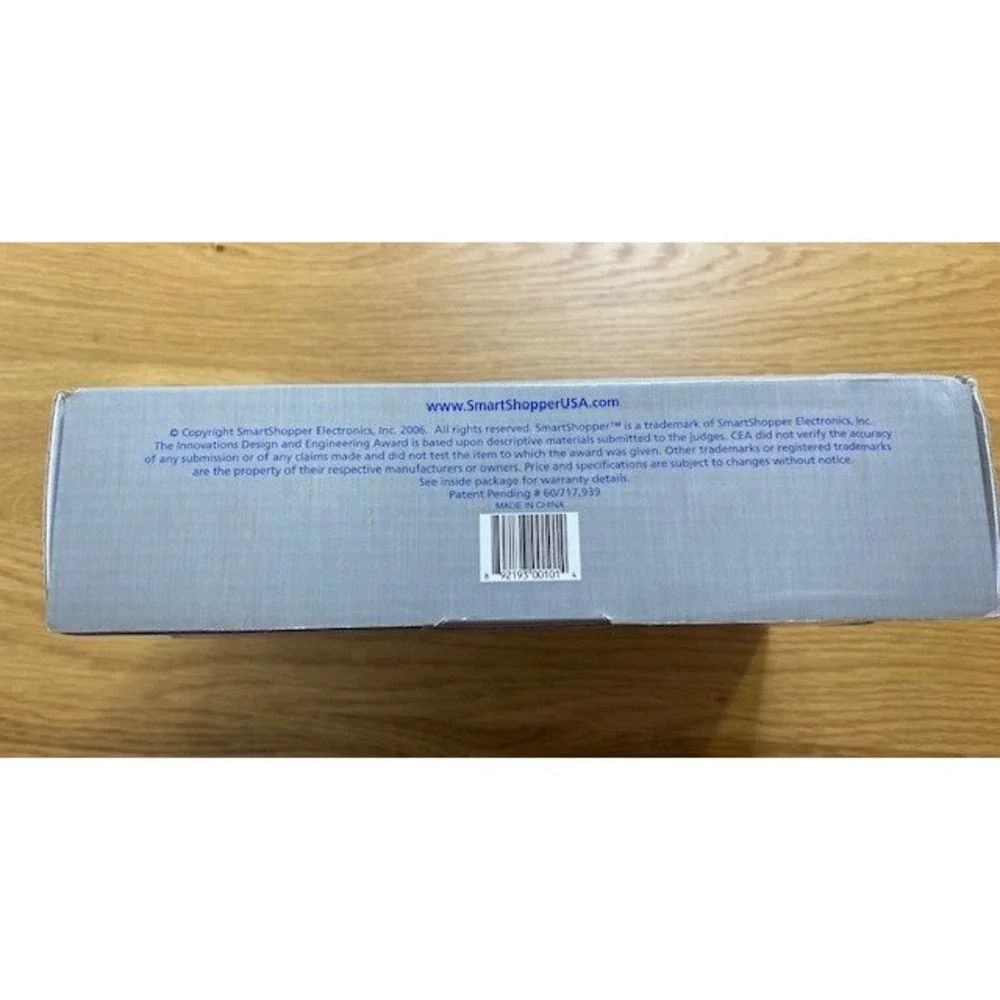 SmartShopper Grocery List Organizer SS101 Silver Good Voice Recognition Printer